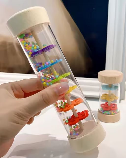 Montessori Rainbow Rain Stick