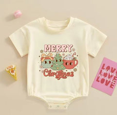 Christmas Vibes Bubble Romper