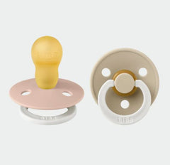 BIBS Round GLOW Pacifier - 2 Pack