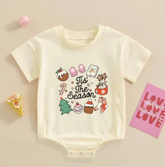 Christmas Vibes Bubble Romper