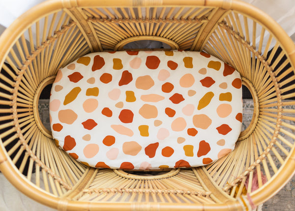 terrazzo bassinet sheet 